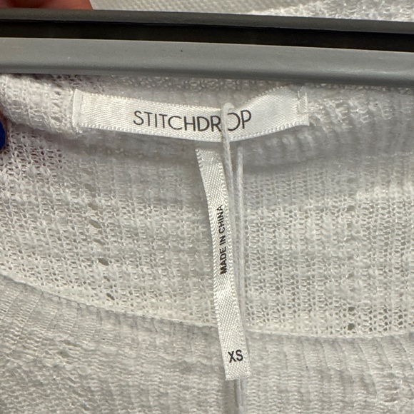 Stitchdrop white Breeze Sweater XS NWT - Picture 3 of 4